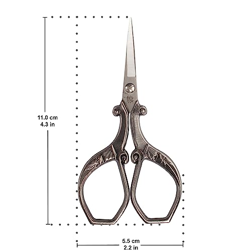 JubileeYarn Chinese Wing & Cloud Embroidery Scissors - Silver - 30 Scissors