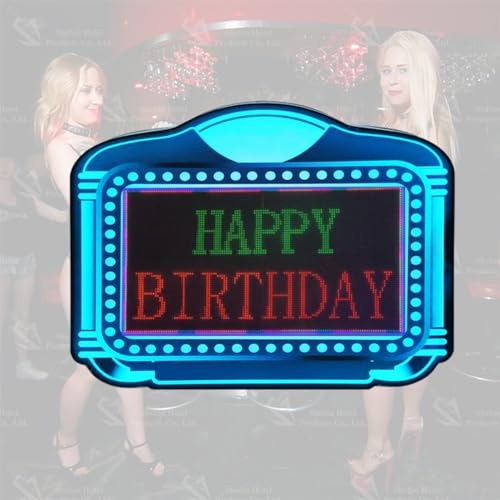 Bottle Service Signs Acrylic LED Logo Message Board