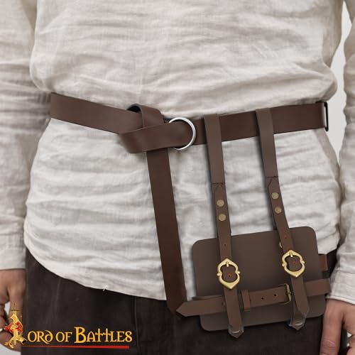 Lord of Battles Adventurer's Book or Diary Holder Handcrafted from Genuine Leather Holster 13x18cm