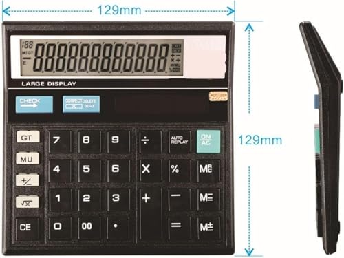 ZHIQISHI Scientific Calculator Calculators Desktop Calculator， 12 Digit Electronic Large Screen Desktop Calculators Home Office School Calculators Financial Accounting Tools