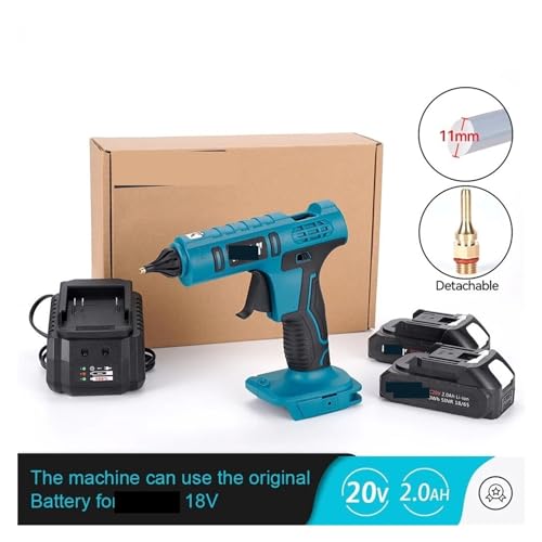 Hot Glue Gun, Hot Silicone Gun 500W Cordless Electric Glue,Cordless hot Glue Gun(No Battery)