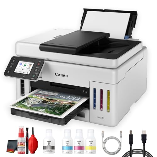 Canon MAXIFY GX6120 MegaTank All-in-One Color Printer (6882C002) Bundle