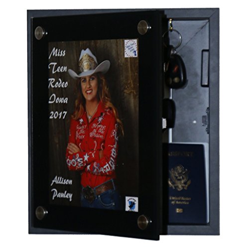 Concealable and Lockable Quick Access Wall Safe, Hidden Gun Safe