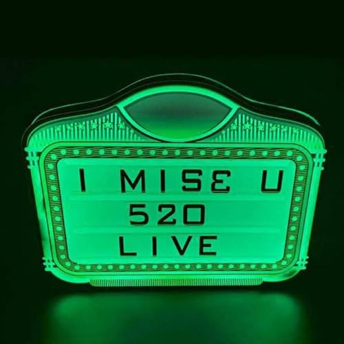 CHHMAELOVE RGB Light Up Letter Board Sign, with 2 Set of English Letters and 0-9 Numbers, Detachable Power Bank, for VIP Service at Club, Party, Bar