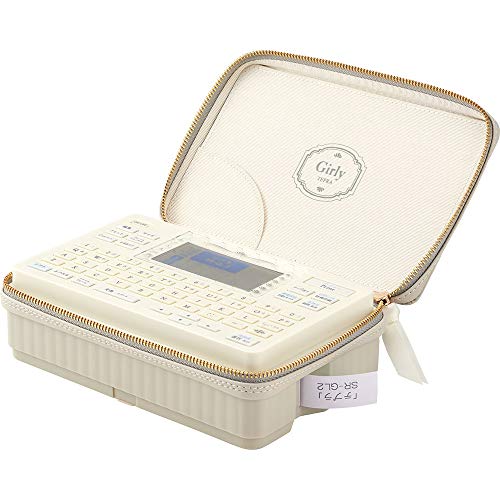 キングジム(Kingjim) King Jim PROSR-GL2 Label Writer Tepra Cream Girly Tepra (Compatible Label Width: 0.1-0.7 inches (4-18 mm) Width)