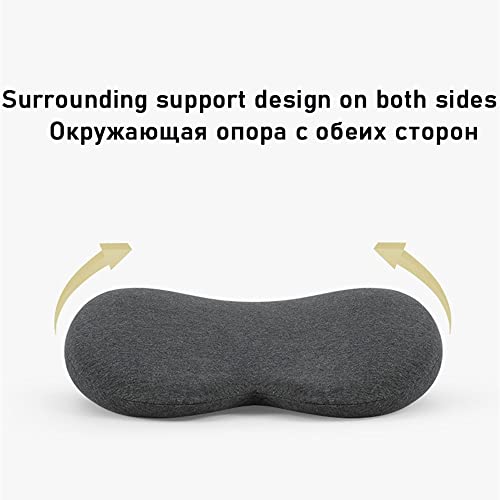 OISNGWNG Memory Foam Waist Pillow Lumbar Support Cushion for Back Orthopedic Car Seat Office Chair Coccyx Massage Pillows