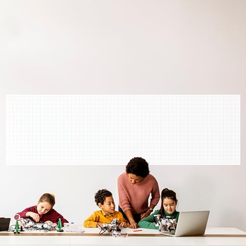 Geyer Instructional Products - 36" x 120" Large Graph Paper Roll, 2" Blue Grid, Ideal for School Classroom Graphing, Designing Blueprints and Floorplans, Tabletop Gaming and Custom Mapping