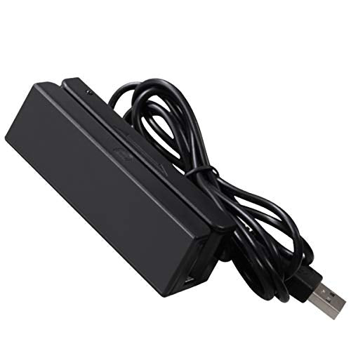 Senami care MSR580 3-Track Magnetic Reader Credit Card Magnetic Stripe Reader USB Bi-Directional Swipe Reader ISO7810-7813