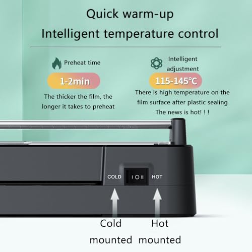 A3 Photo Laminating Machine,with Laminating Sheets 40 Pcs,13 Inch Thermal & Cold Laminating Machine, with Paper Trimmer