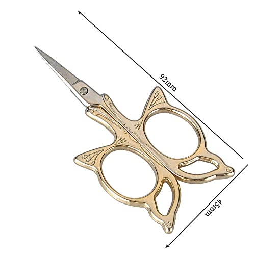 DSWMY Craft Scissors, Craft Scissors Shape Sewing Supplies Cross Stitch Yarn Fabric