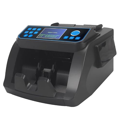 6000E Multi Currency Banknote Value Counter Sorter LCD Display