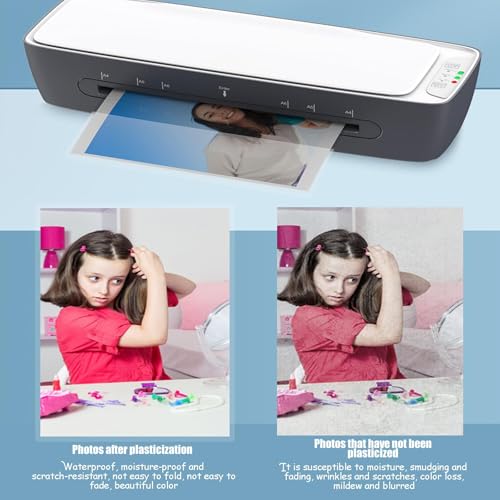 Automatic Laminator Machine with Paper Cutter, Hole Punch & Corner Rounder for Efficient Document Protection and Presentation