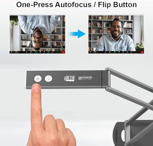 Adesso 4K Ultra HD 8MP USB Document Camera Webcam