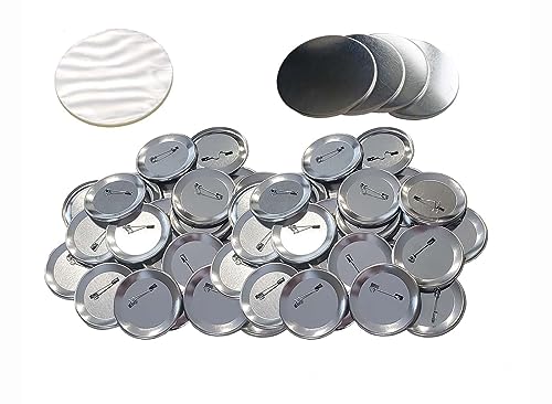 250 Pck - 2.25 inch ONLY for BAM Machines Pin Buttons - Generic Compatible with Badge A Minit 2 1/4" (57 mm)