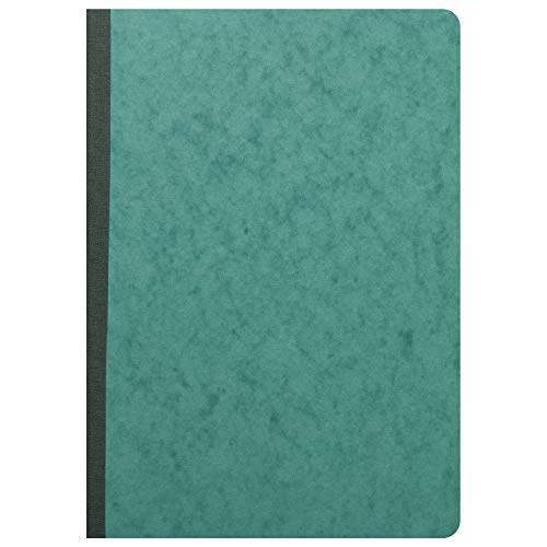 Exacompta - Ref 17040E - Vertical Account Book (80 Pages) - 210 x 297mm in Size, 4 Columns on 1 Page, 34 Lines, Green Rulings, French Text - Random Colour