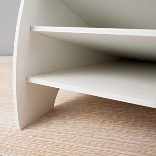 GFHSKRPL Document Tray Desktop Multifunction Storage Box Pen Pencil File Holder Office Desk Organizer Supplies