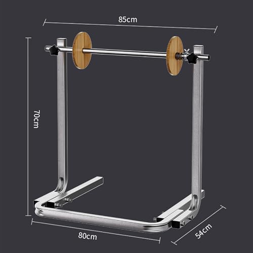 Xoiasth 30-80cm Bubble Wrap Dispenser Stand, Manual Standing Wrapping Roll Stand, Baffle Positioning and Adjustable Bubble Wrap Tension, for Commercial Warehouses and Commerce Packing (40cm)