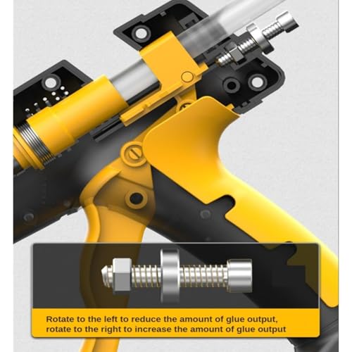 Hot Glue Gun, Hot Glue Gun Melt 300w Digital Display Adjustable Temperature Copper Nozzle DIY Household Tool,Cordless hot Glue Gun