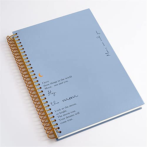 YHdtUO Thickened Coil Book Large Simple Super Thick Hand Account Student Art Fresh Pad Simple Hard Face Adult Book