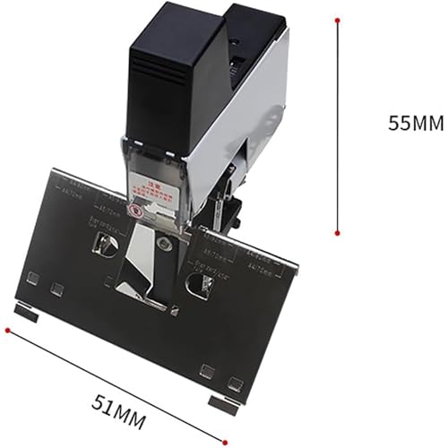 McbeAn Electric Saddle Stapler, Stapler Binder Machine with Pedal, 1-9 Levels of Intensity Adjust, Fast and Efficient Binding, Binding Thickness 2-30 Sheets of Paper, for Graphic Stores, Schools