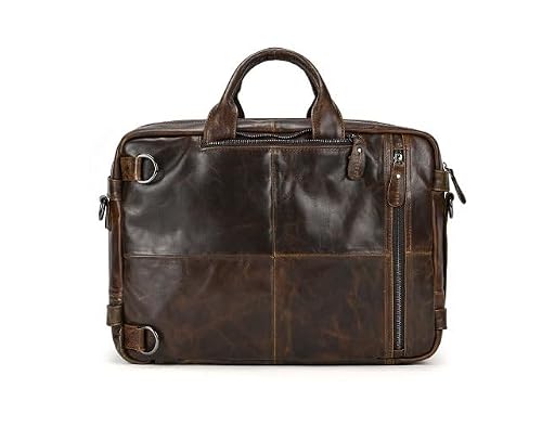 DDYYDS Men's Briefcase Multi Purpose Backpack Business Handbag Commuting Laptop Shoulder Bag