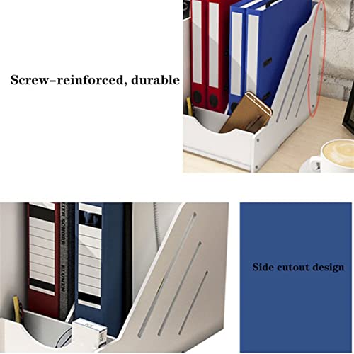 File Magazine Folder Holder Desk File Rack, Storage Rack, Book Stand Multi-Layer Large-Capacity Thickened Storage Rack, Suitable for Home, Office, Event Mail Room File Organizer