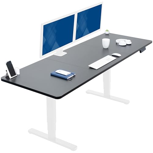 VIVO Black 83 x 30 in Standing Desk, DESK-KIT-2W8B