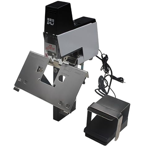 McbeAn Electric Saddle Stapler, Stapler Binder Machine with Pedal, 1-9 Levels of Intensity Adjust, Fast and Efficient Binding, Binding Thickness 2-30 Sheets of Paper, for Graphic Stores, Schools