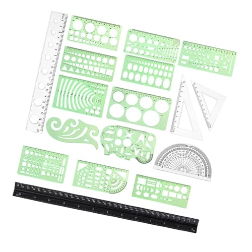 Circles Template Circles Ruler Drawing Ruler Tool Geometry Stencils for Building Formwork Drawing Templates Measuring Stencil School Supplies
