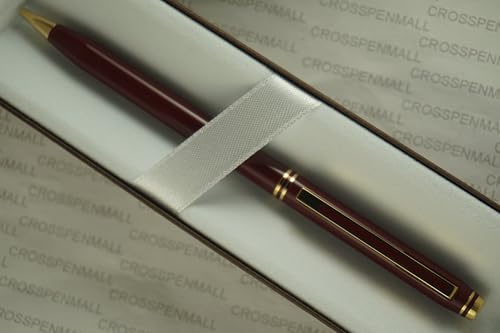 Cross Made in the USA Classic Signature Collection, Burgundy and 22KT Gold 0.5MM Mechanical Pencil
