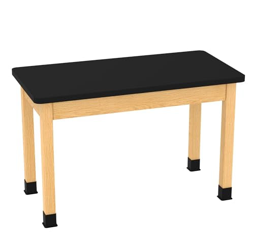 Diversified Spaces PerpetuLab 48x24x36 Science Table,HPL,Black/Oak