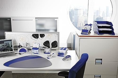 Durable Visifix Desk Business Card File Indexed Capacity 200 Silver Ref 2413/23