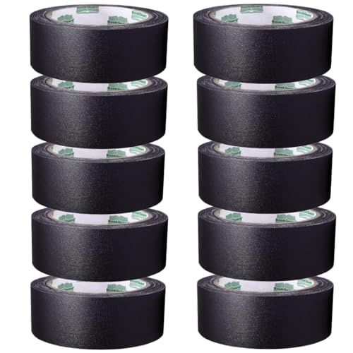 BookGuard 2 Inch Black Book Repair Tape 15 Yard Roll, Case of 10