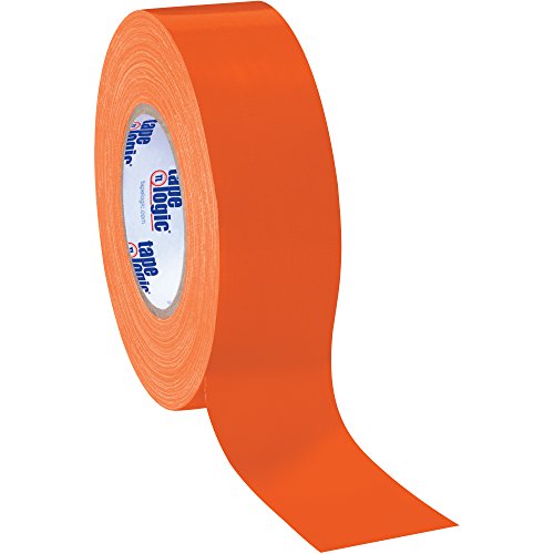 Aviditi (3 Rolls) Tape Logic 2 Inch x 60 Yards Multipurpose Duct Tape, Orange, 10.0 Mil Thick - for Temporary Repairs, Labeling, Patching, Marking and Social Distancing