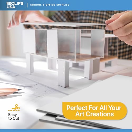 White Foam Board 24”x36”x0.20” (5mm) Thick Foam Core Board Large Foam Poster Board for Painting Displaying and Craft Projects (12 Pack)