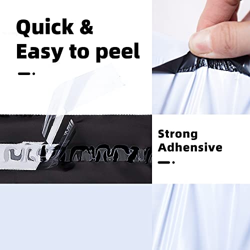 POLYSELLS 3000 pcs 10x13 Inches White Poly Mailers Shipping Envelopes, Strong Adhesive Sealing, Waterproof, and Tear-resistant Postal Mailing Bags for Clothing, Books, and Accessories