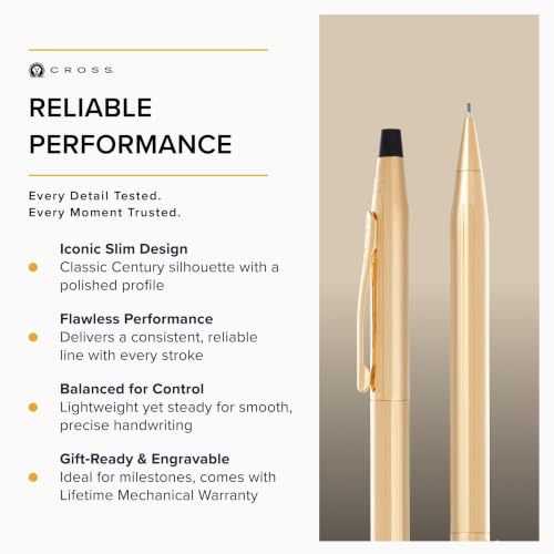 Cross Classic Century 23KT Gold Plated 0.7mm Mechanical Pencil