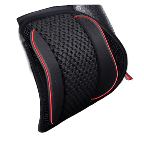 ZSRUIKJN Car Lumbar Cushion Back Support for Seat Office Chair Massage Beads for Comfort