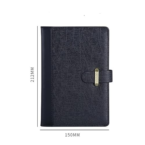 WERFOGH A5 Buckle Paperback Book, Spliced Hardcover Notebook, Business Office Diary, 4 Pieces