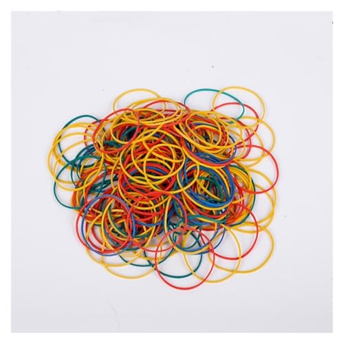Rubber bands 200Pcs 50 * 1.4mm Multicolor Rubber Band High Elasticity Rubber Bands