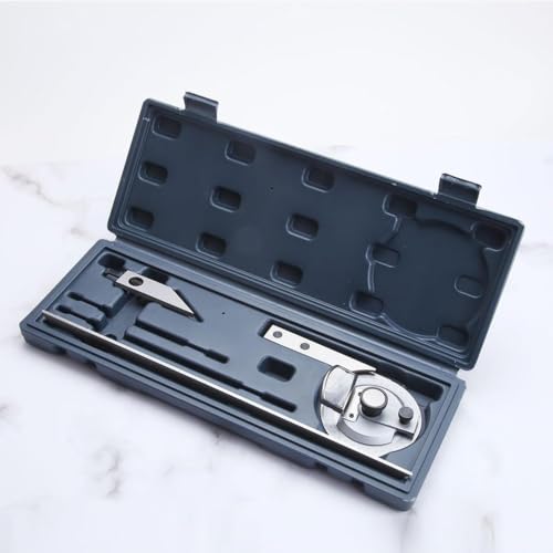 0-360° Universal Bevel Protractor, Detachable Stainless Steel Vernier Angle Ruler with Magnifying Glass, 5' Division Value, for Internal and External Angle Measurement