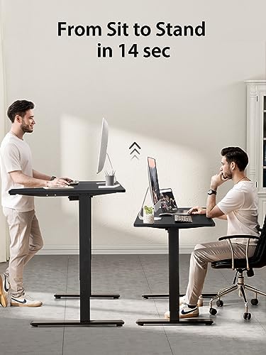 Marsail MSEDS2 Home-Office-desks, 55 x 34 Inch, Obsidian