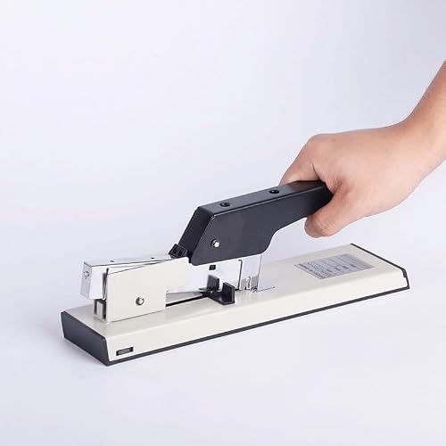 PMFNVXUW Effortless Heavy-Duty Thickened Stapler for Professional Binding Leather for