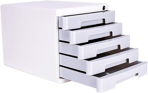 TXGJWRA File Cabinet Storage Drawer Desk Unit Organizer Chest of Drawers with Locking File Cabinet,