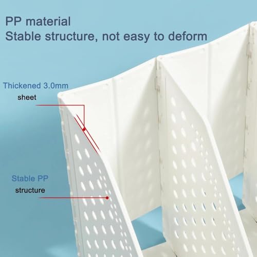 File Rack 3/4 Grids Retractable File Holder Desktop Bookends Desk Organizer Magazine Letter Trays(3 grids White)