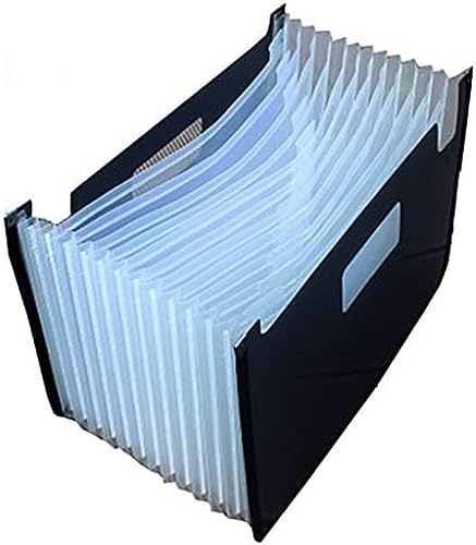 Expanding File Folder With Lid, Expandable Filing Organizer, 13/24/37/48/60/72 Pockets Accordion Wallet Folder Portfolio With Labels For A4 And Letter Paper, Document Folder,13 Pocket,Friendly32