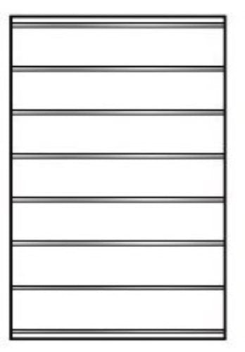 Swinging Message Board White Replacement Sign Face Panel