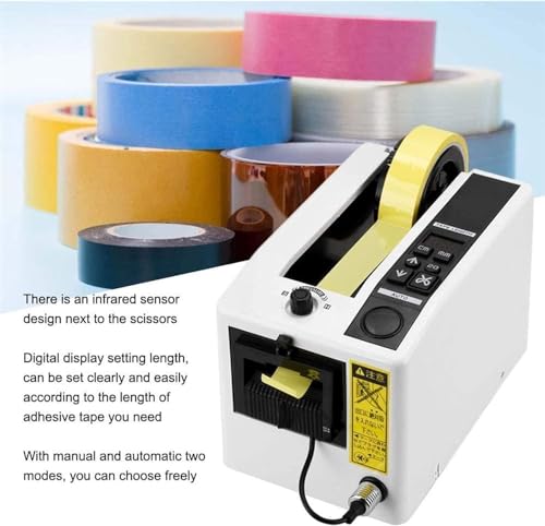 USZWBY Electric-Tape-Cutting-Machine,-Tape-Peeling-and-Separating-Machine,-Tape-Dispenser,-Suitable-for-Warehouses,-Offices