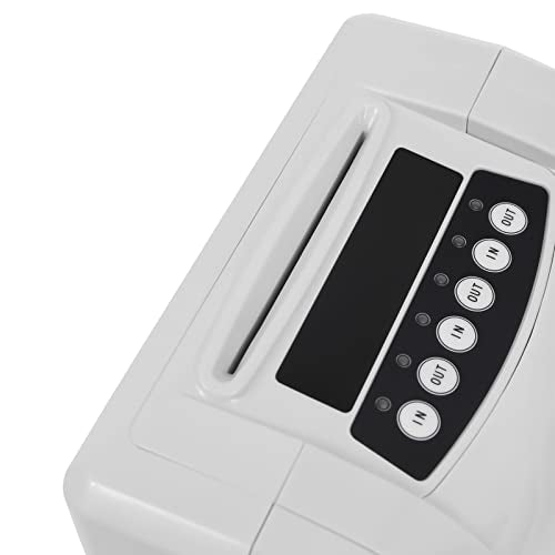 LNUJIUN Employee Time Clock with 50 Cards & LCD Display 100V～240V in/Out Attendance Machine Electronic Time Recorder for Small Business