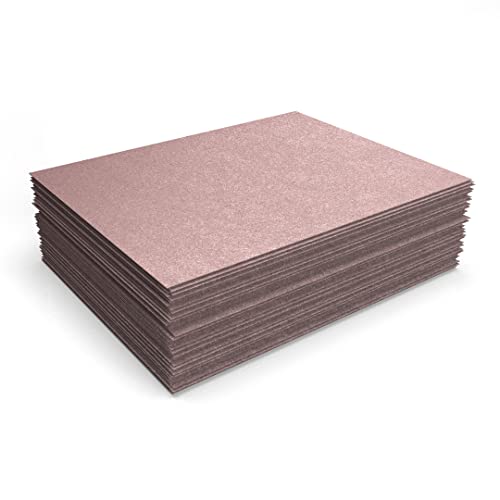 LUXPaper 8.5" x 11" Cardstock | Letter Size | Misty Rose Metallic - Sirio Pearl | 111lb. Cover | 1,000 Qty